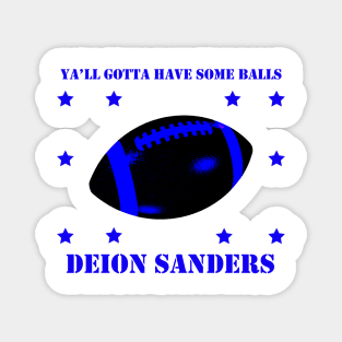 Sanders Football Magnet