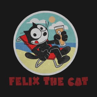 Felix The Cat - Relax At The Beach T-Shirt