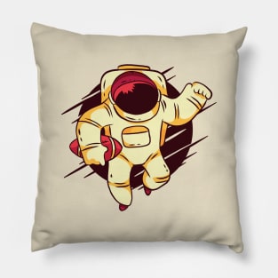 Astronaut football Pillow