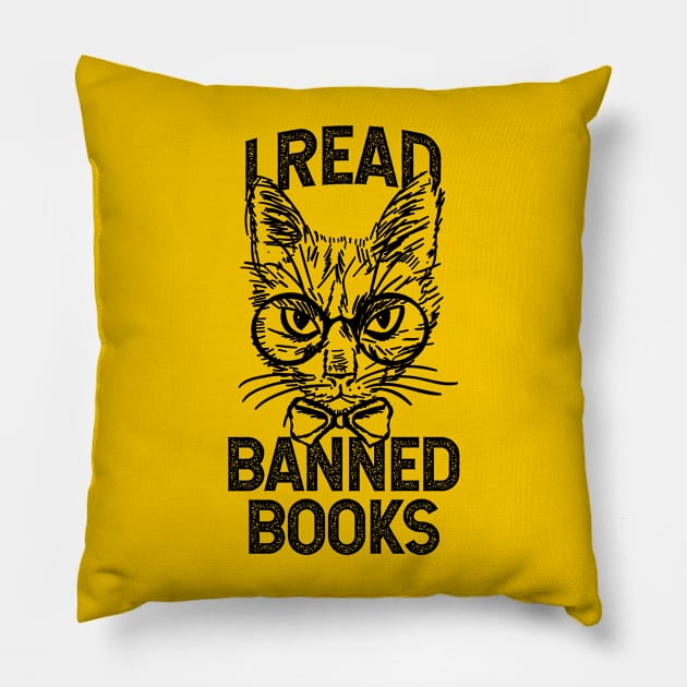 I Read Banned Books Pillow by MintaApparel