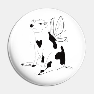 Fairy Cow Pin