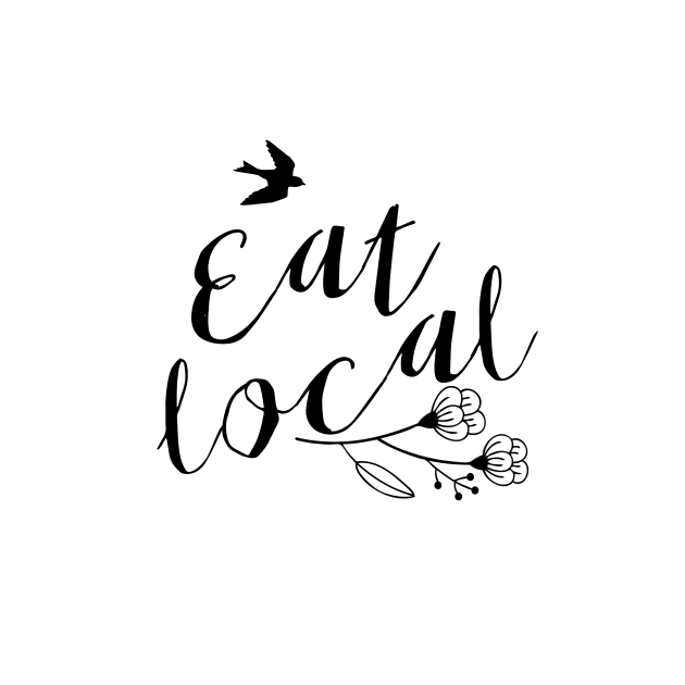 Eat local - foodie gift by SouthPrints