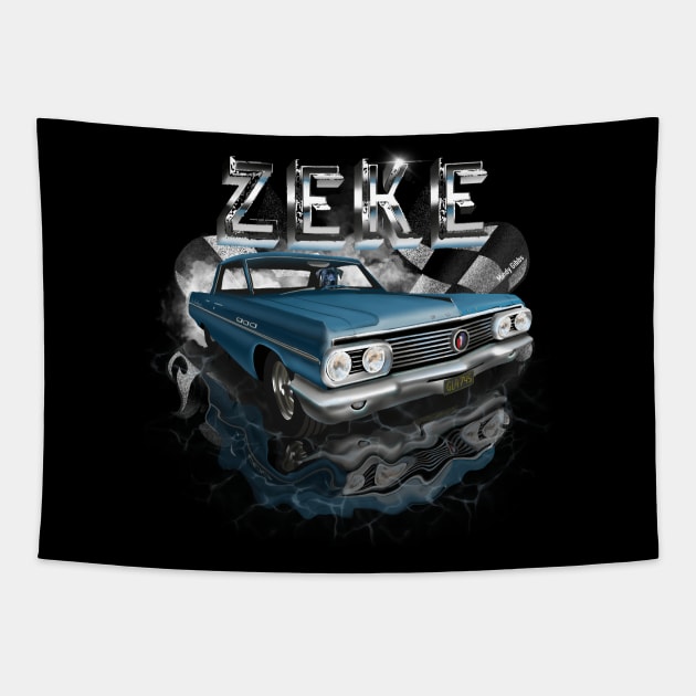 Zeke driving the LeSabre Tapestry by Mindy’s Beer Gear