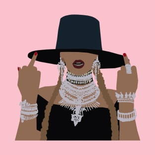 Formation Poster Bey Middle Finger T-Shirt