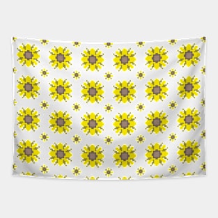 Pixel SunFlower Tapestry