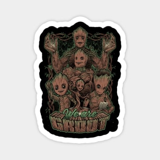 We are Guardians - Galaxy Superhero Tree Magnet