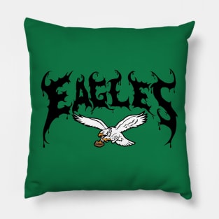 Heavy Metal Eagles Pillow