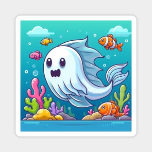 Ghost fish Magnet