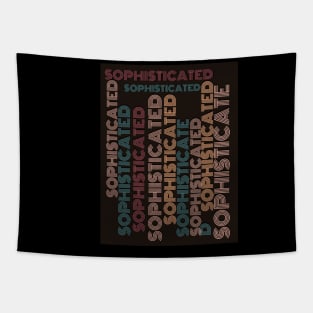 SOPHISTICATED - Style, retro, 80s color popular Design Tapestry