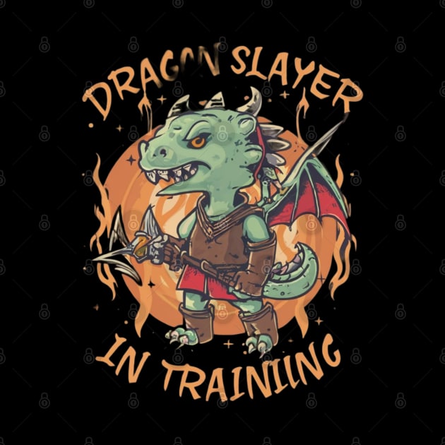 Dragon Slayer  in Training by MercurialMerch