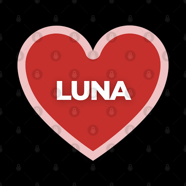 I Heart Luna by Itsheartshop