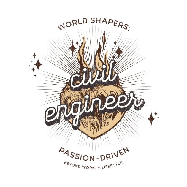 World Shapers: Civil Engineer. Passion-Driven. Beyond Work, a Lifestyle. by KodesStudio