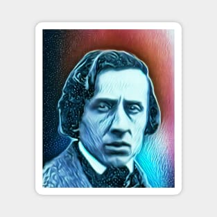 Frédéric Chopin Abstract Portrait | Frédéric Chopin Artwork 5 Magnet