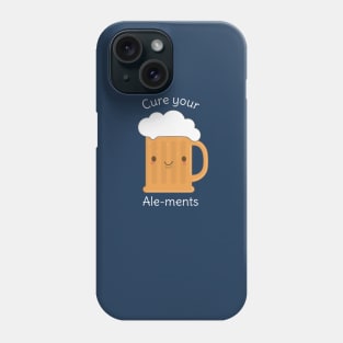 Kawaii Beer Pun T-Shirt Phone Case