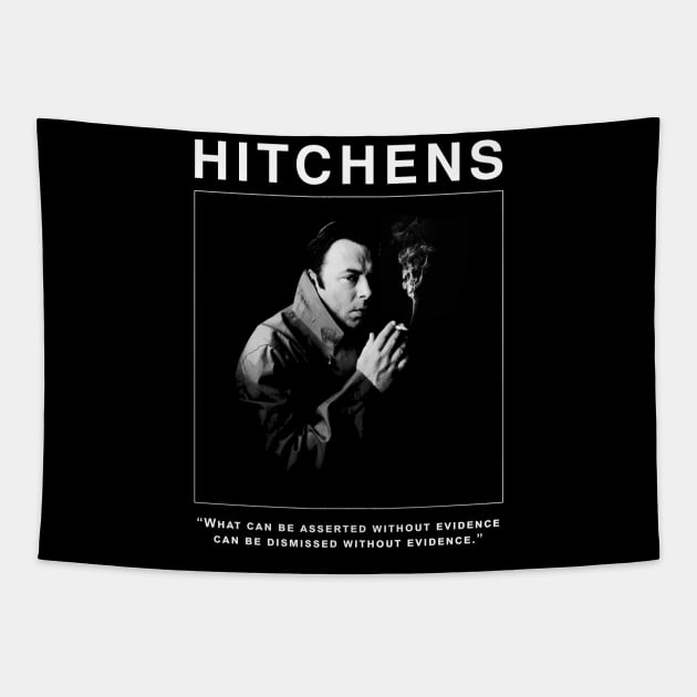 Christopher Hitchens Tapestry by lilmousepunk