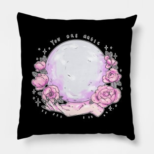 You Are Magic pt3 [on blk] Pillow