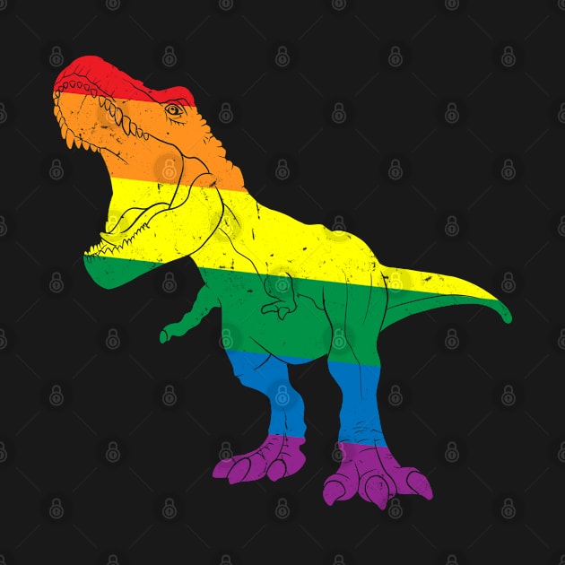 Dinosaur lgbt by Leosit