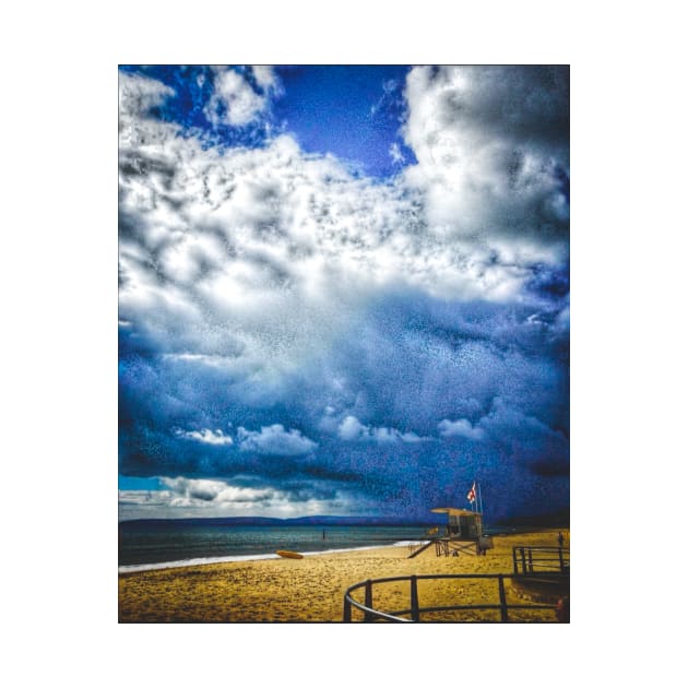 Stormy Beach on English Coast by Lionik09