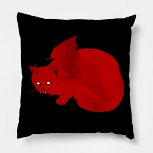 Devil Cat Pillow