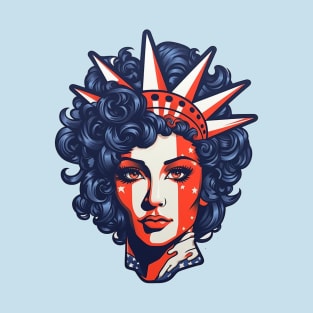 4th of July Statue of Liberty T-Shirt