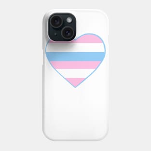 Pride Flag Heart Intersexual Phone Case