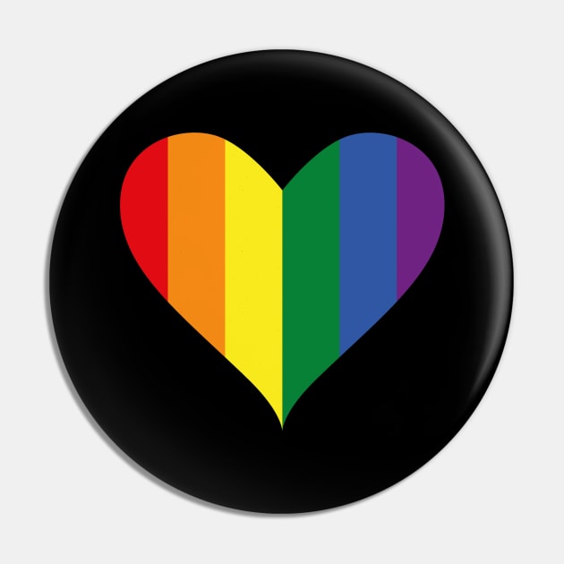 LGBT Heart Pin by MajorCompany