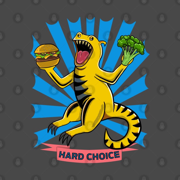 Hard Choice, Crazy Dinosaur by micho2591