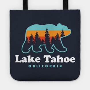 Lake Tahoe California Bear Retro Vintage Tote