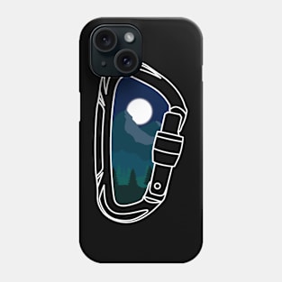 Climbing Carabiner Mountains Phone Case