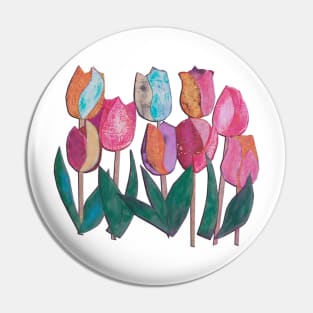 Colorful tulips Pin