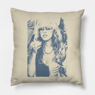 Stevie Nicks - Blue Vintage Color Pillow