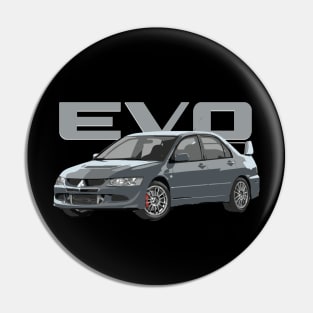 graphite grey mitsubishi evo 8 Pin