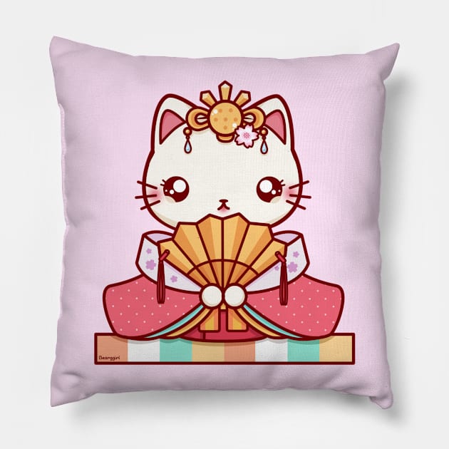 Hi-Nya-Matsuri Empress Pillow by Bearggirl