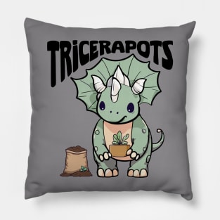 Tricerapots Pillow