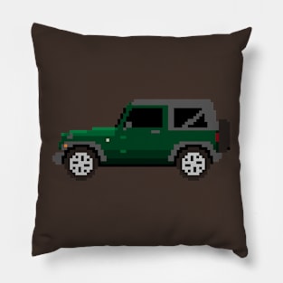 Jeep Wrangler Pixelart Pillow