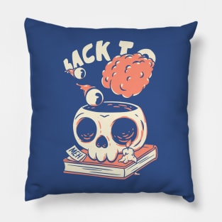 Back to School | Skull | Back to Skull | For Dark BG Pillow