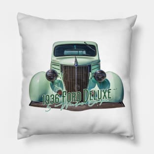 1936 Ford Deluxe 5 Window Coupe Pillow