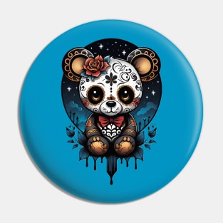 Sweet Skele Bear Pin