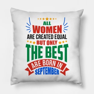 SEPTEMBER Birthday Special - WOMEN Pillow