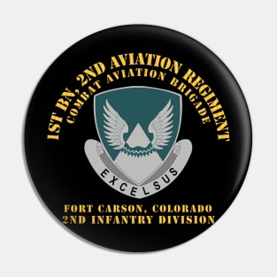 1st Bn 2nd AVN Regiment  - CAB - 2ID - Ft Carson Colorado Pin