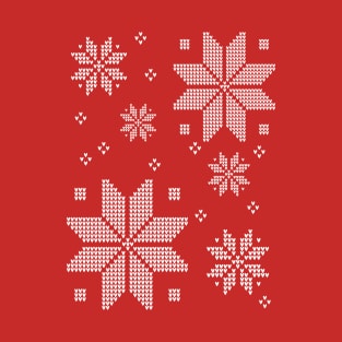 Snowflakes, ugly sweater T-Shirt