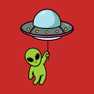 Funny UFO Alien Desing T-Shirt