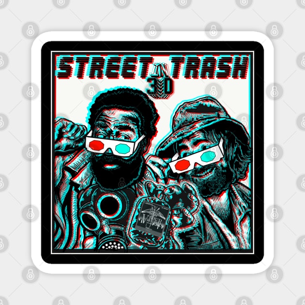 Street Trash in 3-D Magnet by BludBros