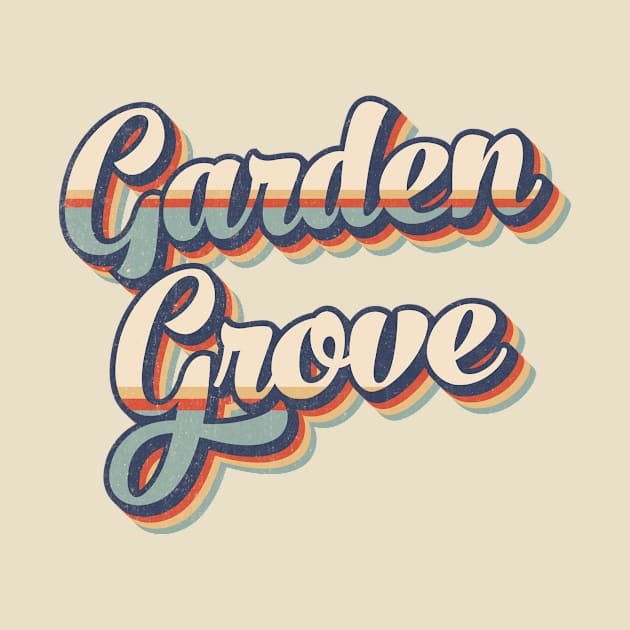 Garden Grove // Retro Vintage Style by Stacy Peters Art