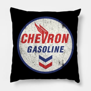 Chevron Gasoline vintage style logo Pillow