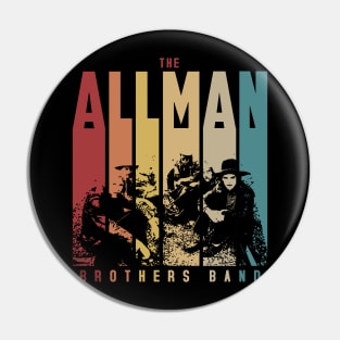 The Allman Brothers Retro Pin