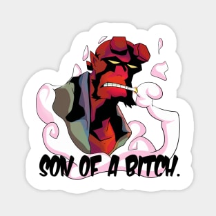 Hellboy ''son of a bitch'' Magnet