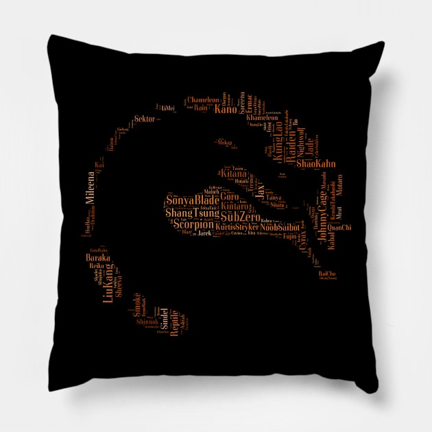 MK characters Pillow by EagleFlyFree