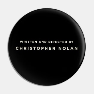 Directed By Christopher Nolan Pin