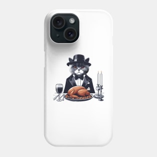 British Shorthair Cat Thanksgiving Phone Case